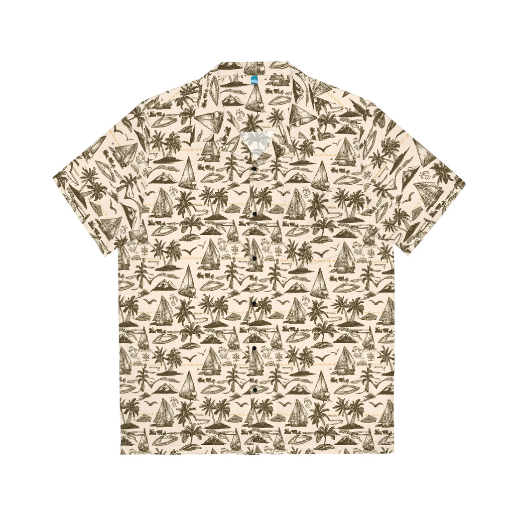 Men's Vintage Sailor Hawaiian Shirt