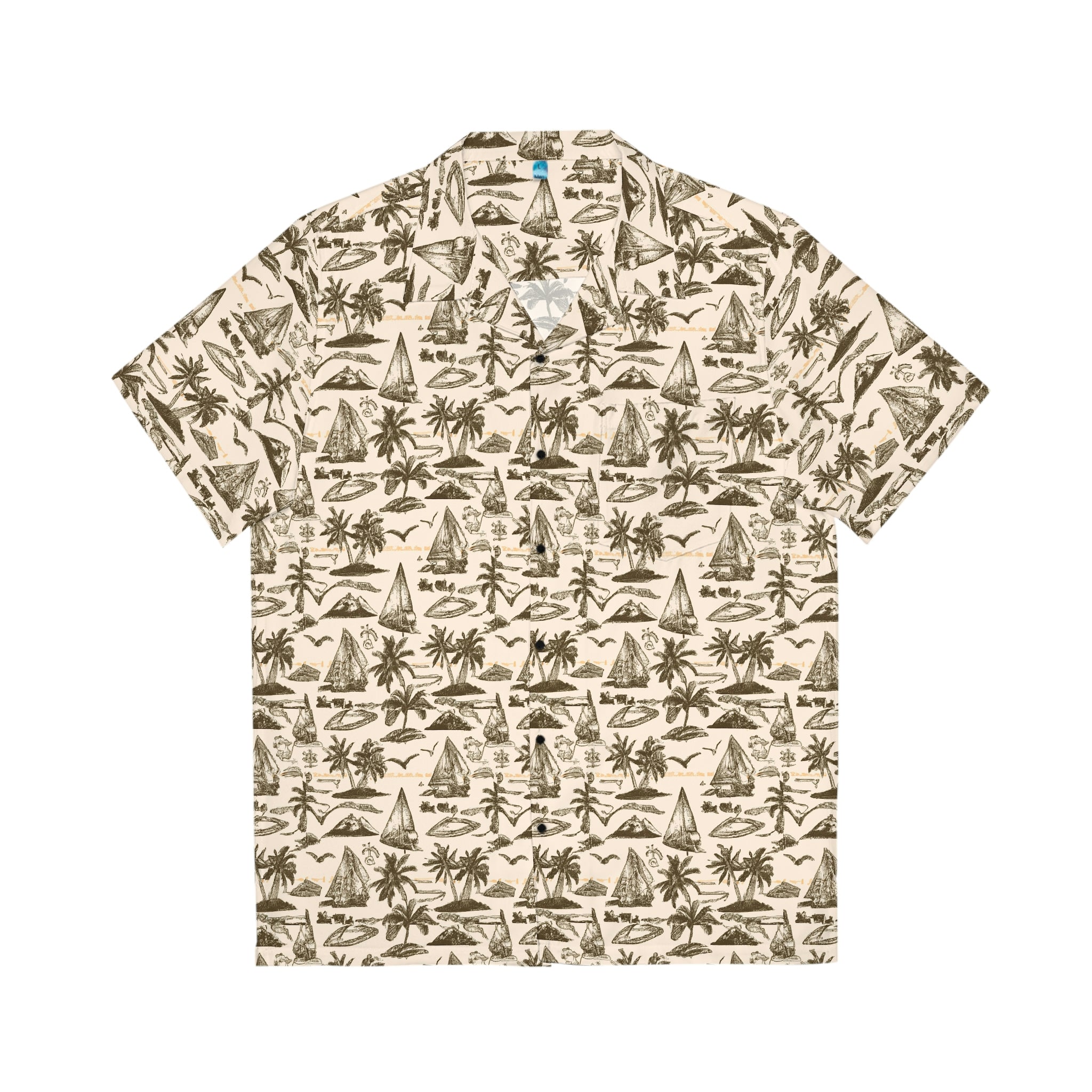 Men's Vintage Sailor Hawaiian Shirt