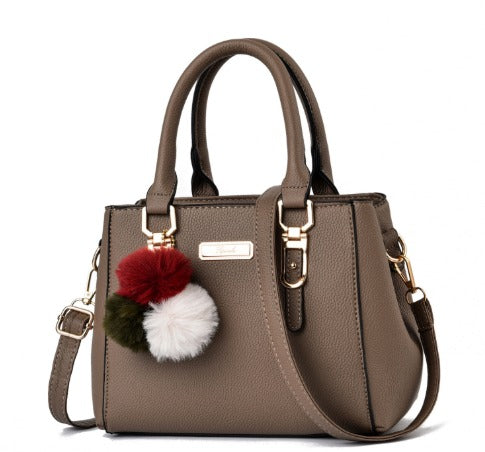 PU Leather Shoulder Handbag