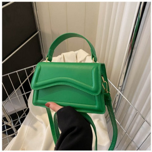 Small Square Women's Solid Color Tote Bag
