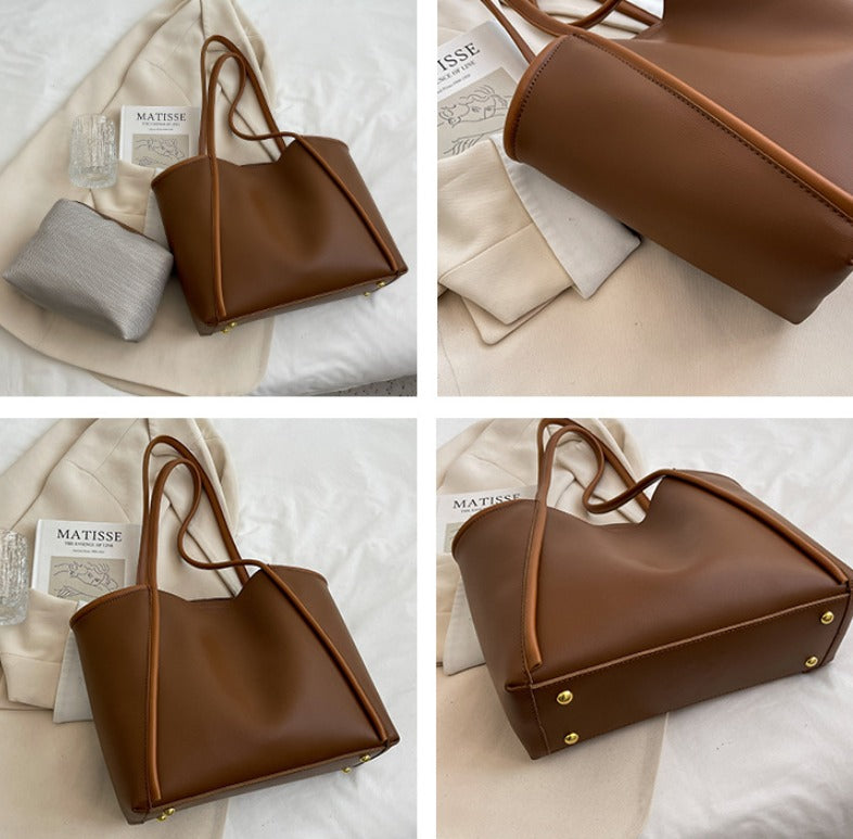 PU Leather Square Messenger Bag