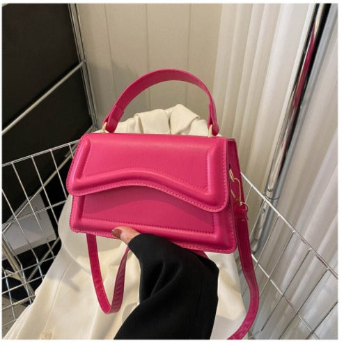 Small Square Women's Solid Color Tote Bag