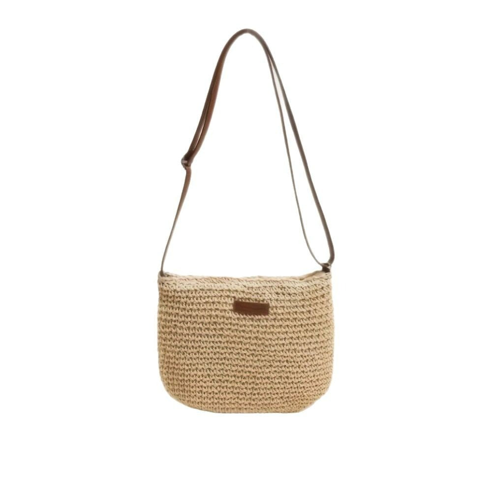 Summer Large-Capacity Handwoven Crossbody Bag