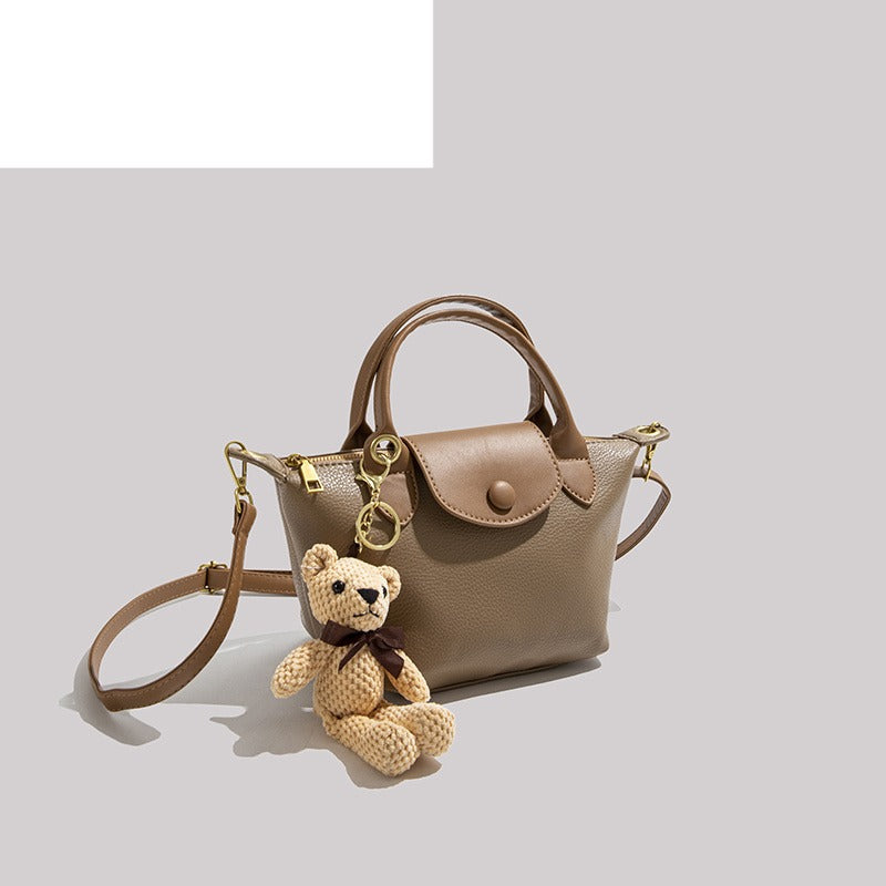 Versatile Textured Shoulder Bag