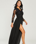 Lace Evening Dress - Long Summer Dress for Women