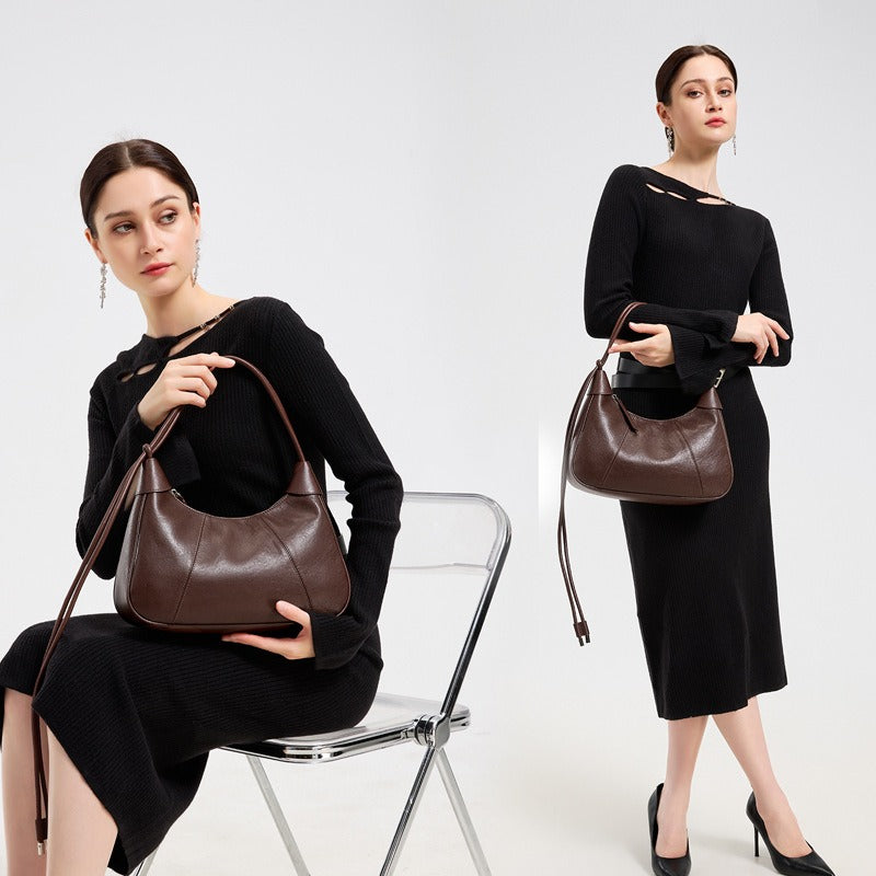 Women's Vintage Leather Crossbody Bag