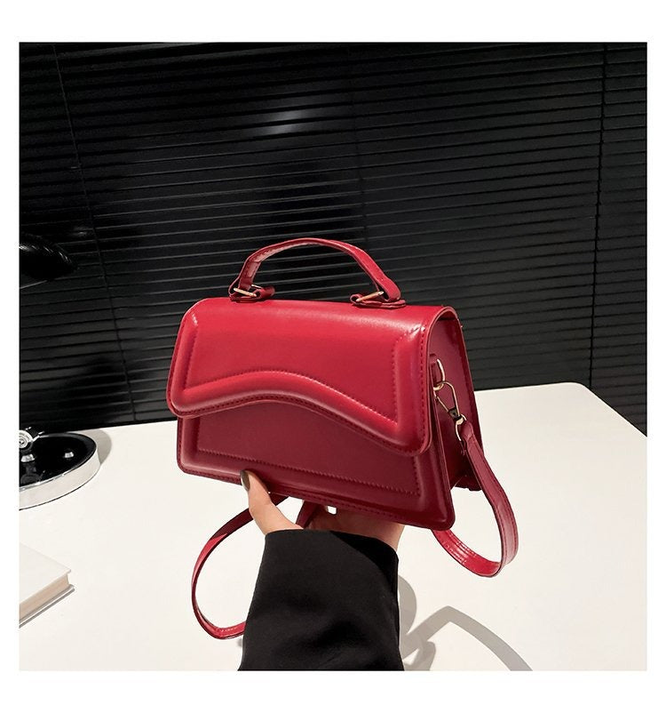 Small Square Women's Solid Color Tote Bag