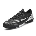 Biayvisas Indoor Soccer Cleats Turf Soccer Shoes Men Women TF Football Boots Adult Wide Training Shoes Youth (Black DTF_38)