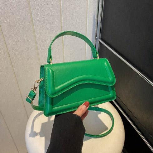 Small Square Women's Solid Color Tote Bag