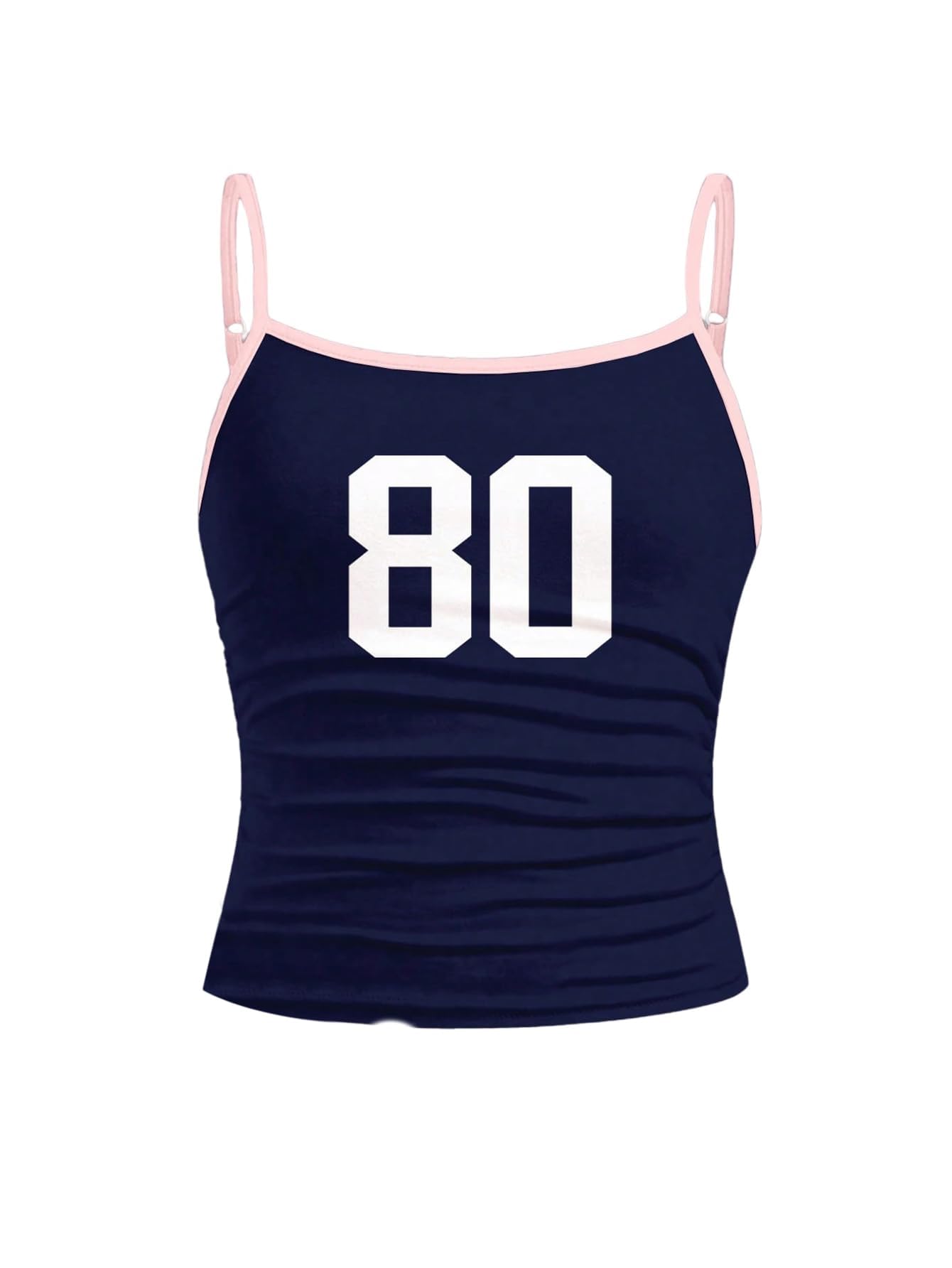 RoseSeek Girl's Sleeveless Jersey Shirts Number Graphic Camisole Tops Workout Sports Y2K Top Blue 11Y