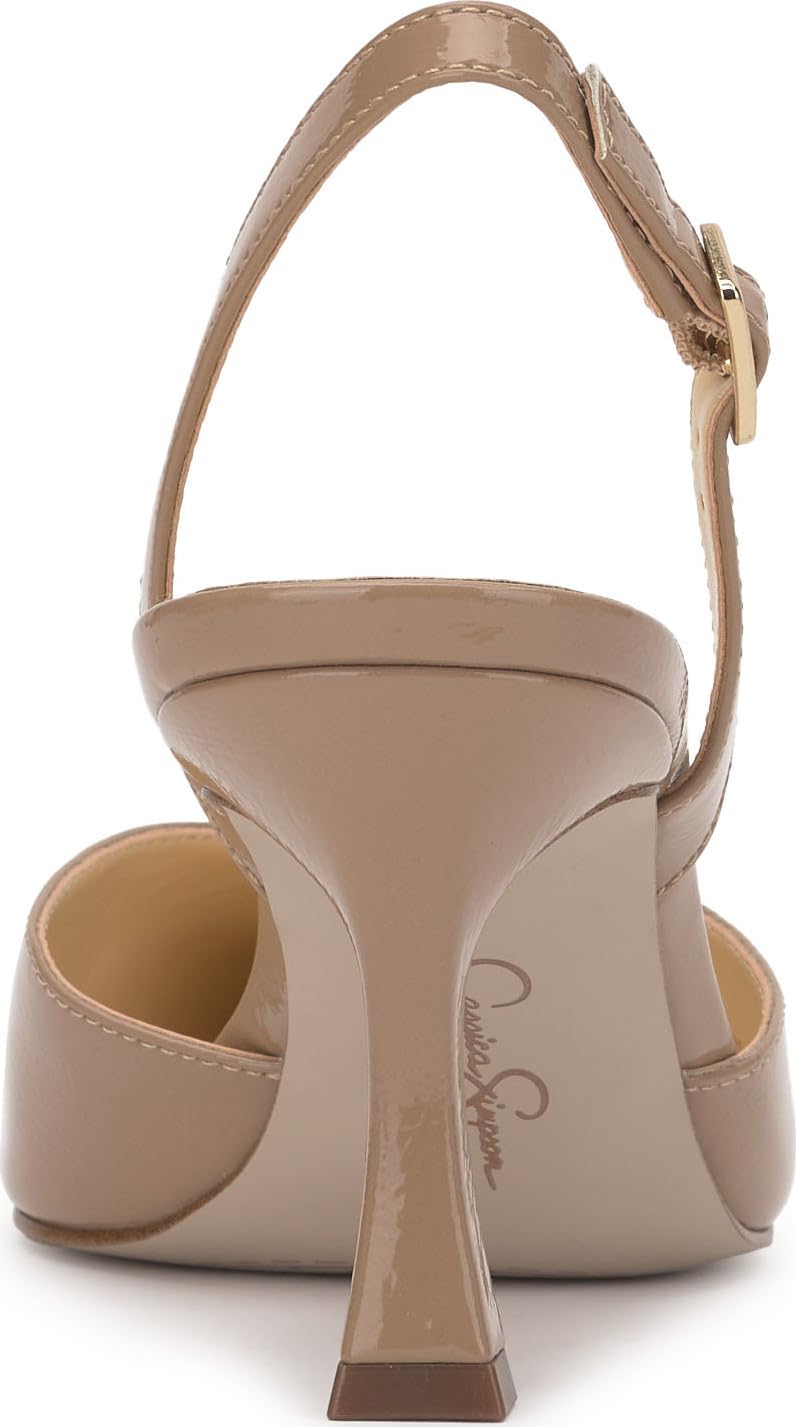 Jessica Simpson Fyvera Classic Slingback Pump, Chai Latte, 7
