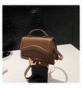 Small Square Women's Solid Color Tote Bag