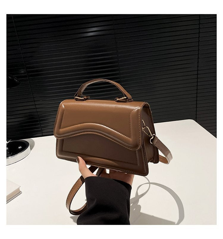 Small Square Women's Solid Color Tote Bag