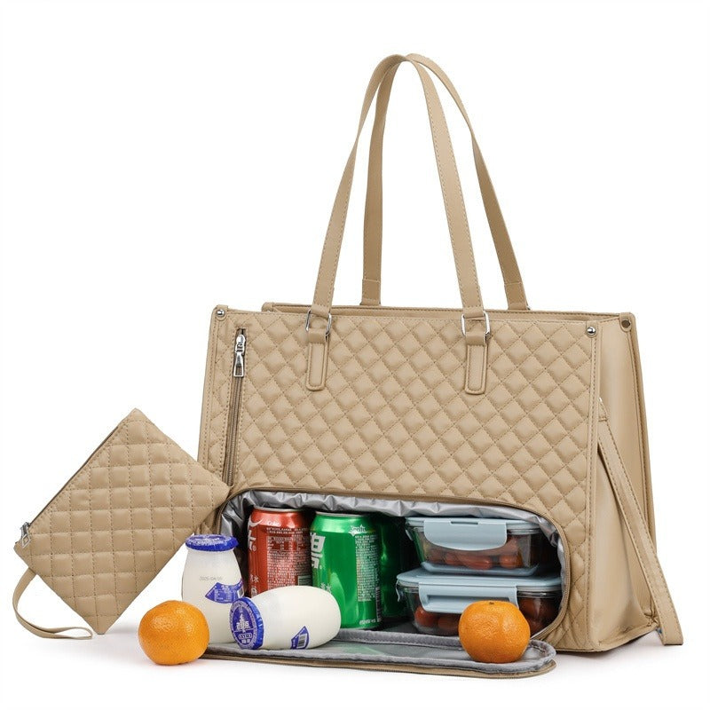 Insulated Women's Tote Crossbody Bag