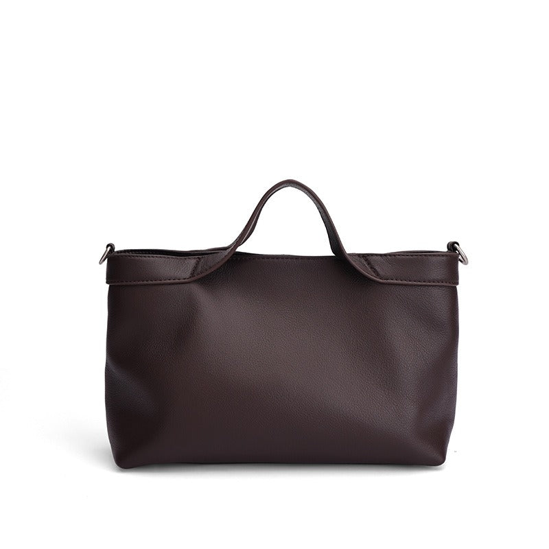 Korean Cowhide Shoulder Handbag