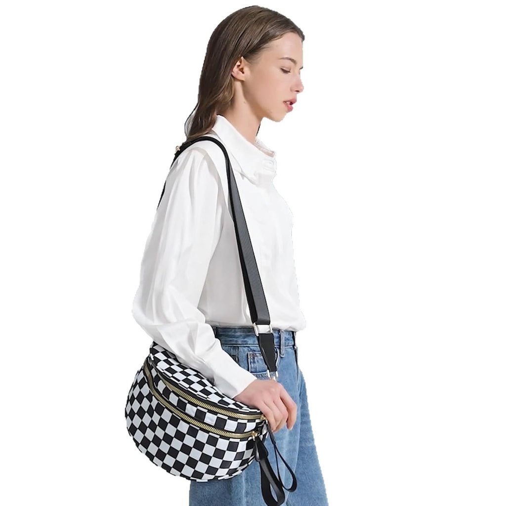 Oxford Cloth Crossbody Bag
