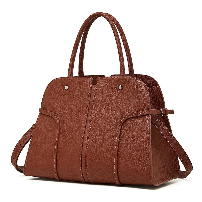 Women's Large Capacity Cowhide Tote Bag