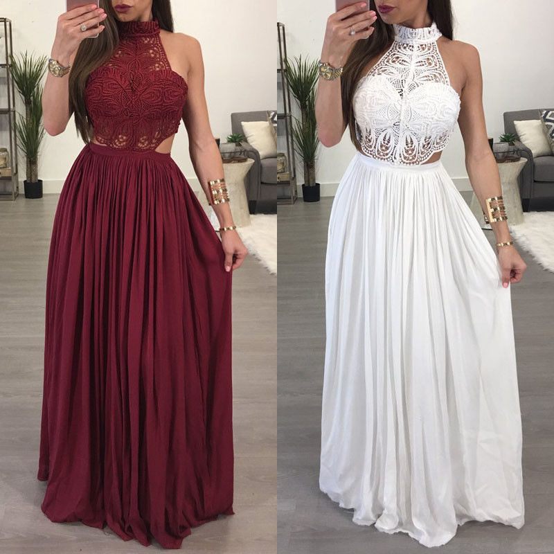 Hot Women Maxi Summer Long Evening Beach Dress