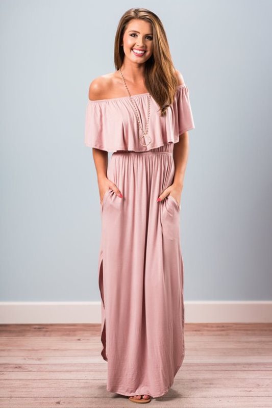 Summer Boho Maxi Dress for Women - Casual Beach Style