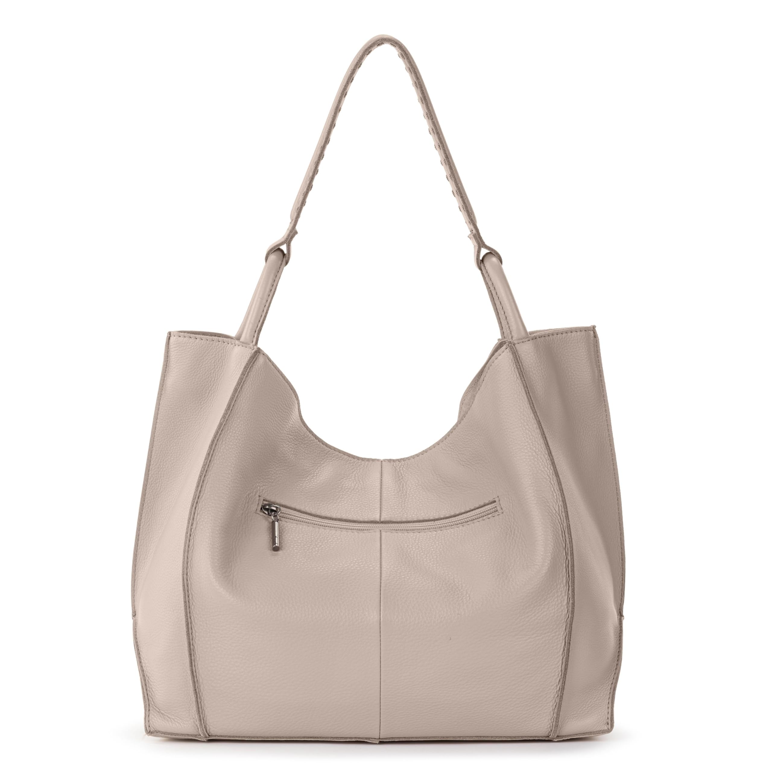 The Sak Los Feliz Large Tote Bag - Premium Leather Handbag With Stylish Design For Everyday, Travel, Beach Bag - Roomy, Durable, Lined Purse With Shoulder Bag Strap, Zipper Pocket