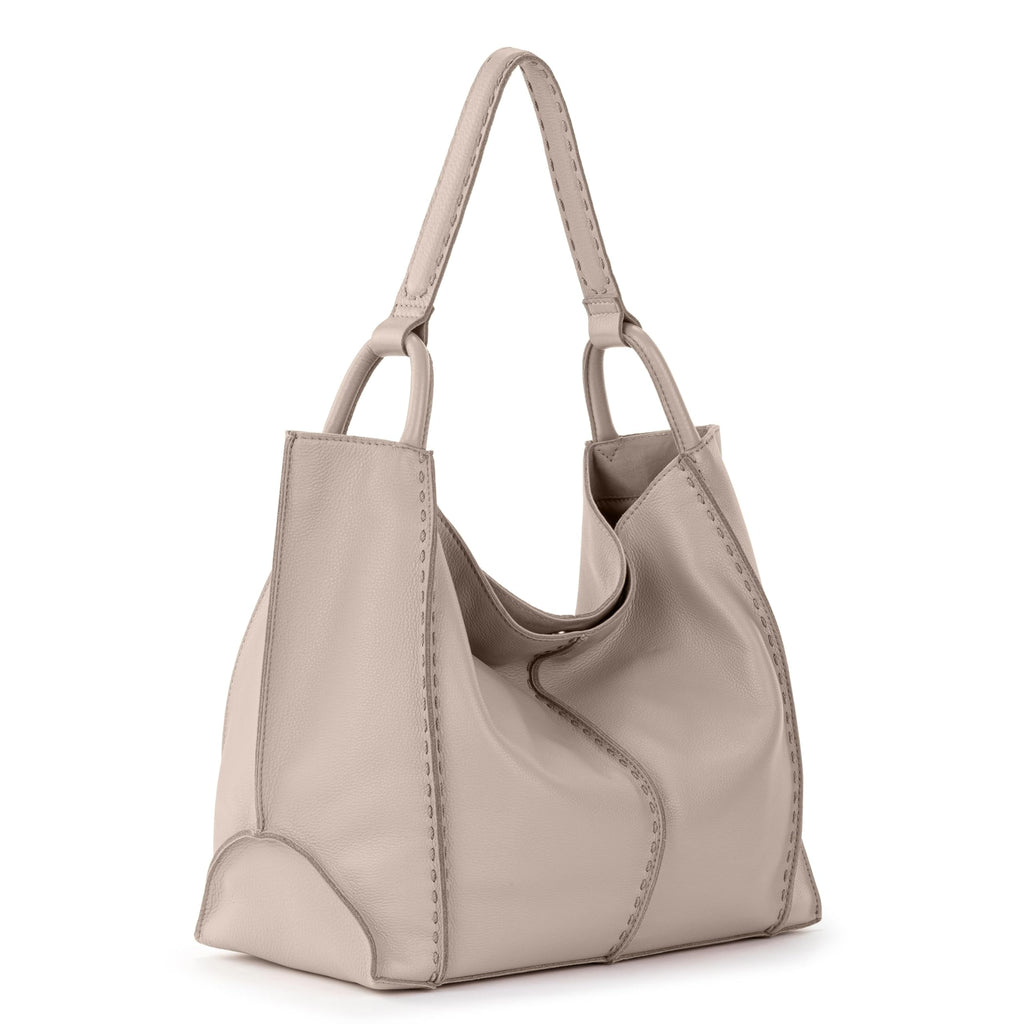 The Sak Los Feliz Large Tote Bag - Premium Leather Handbag With Stylish Design For Everyday, Travel, Beach Bag - Roomy, Durable, Lined Purse With Shoulder Bag Strap, Zipper Pocket