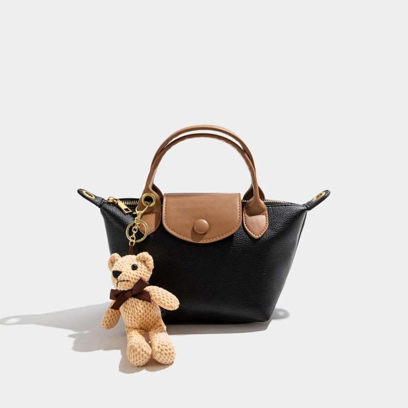 Versatile Textured Shoulder Bag