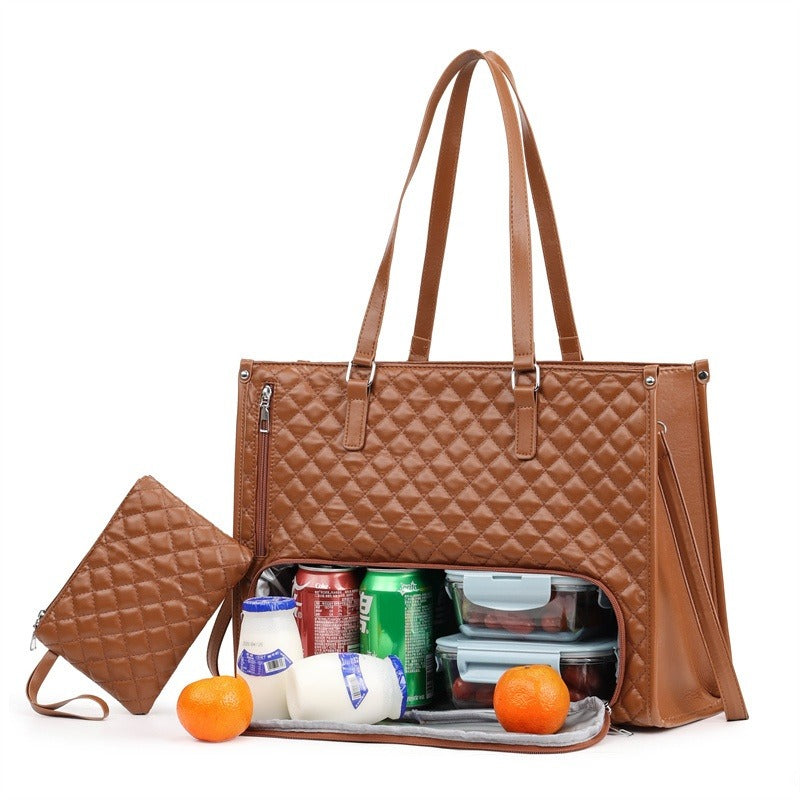 Insulated Women's Tote Crossbody Bag