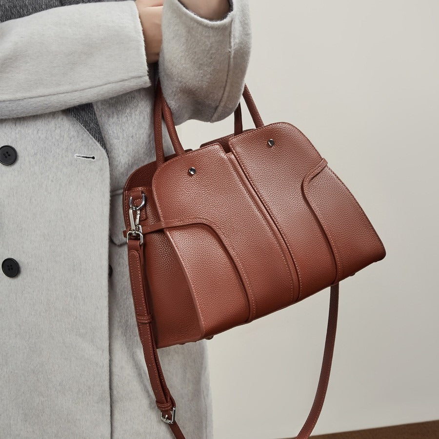 Women's Large Capacity Cowhide Tote Bag