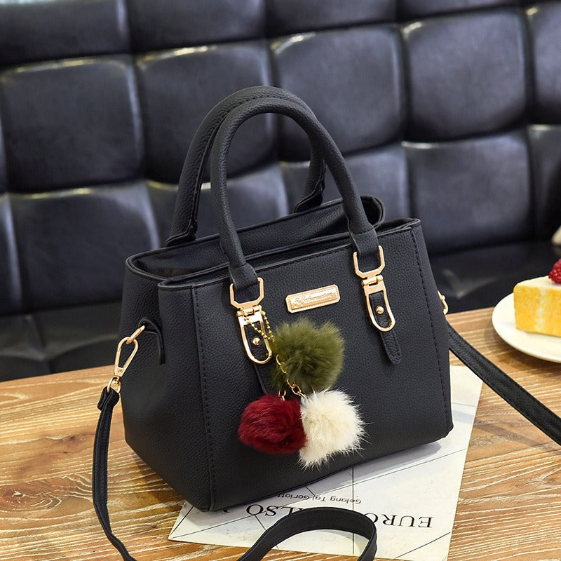 PU Leather Shoulder Handbag