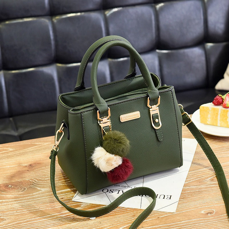 PU Leather Shoulder Handbag