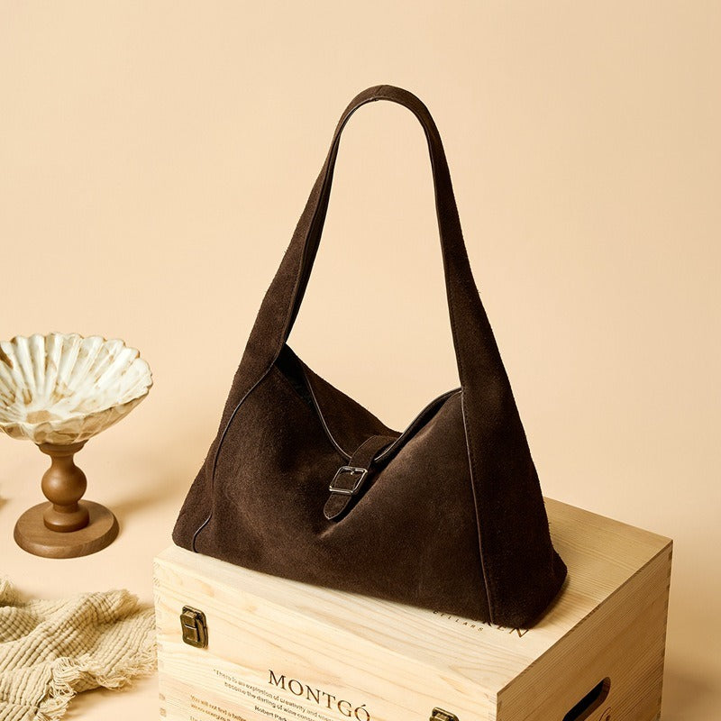 Women's Suede Shoulder Bag