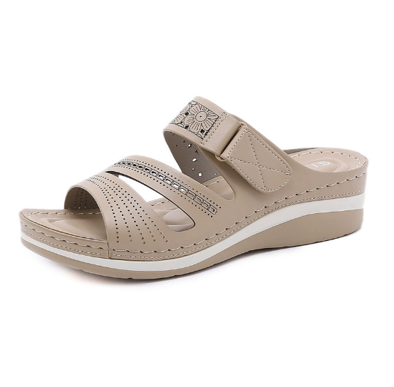 Plus Size Wedge Platform Casual Slippers