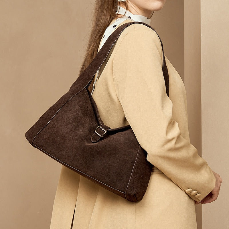 Women's Suede Shoulder Bag