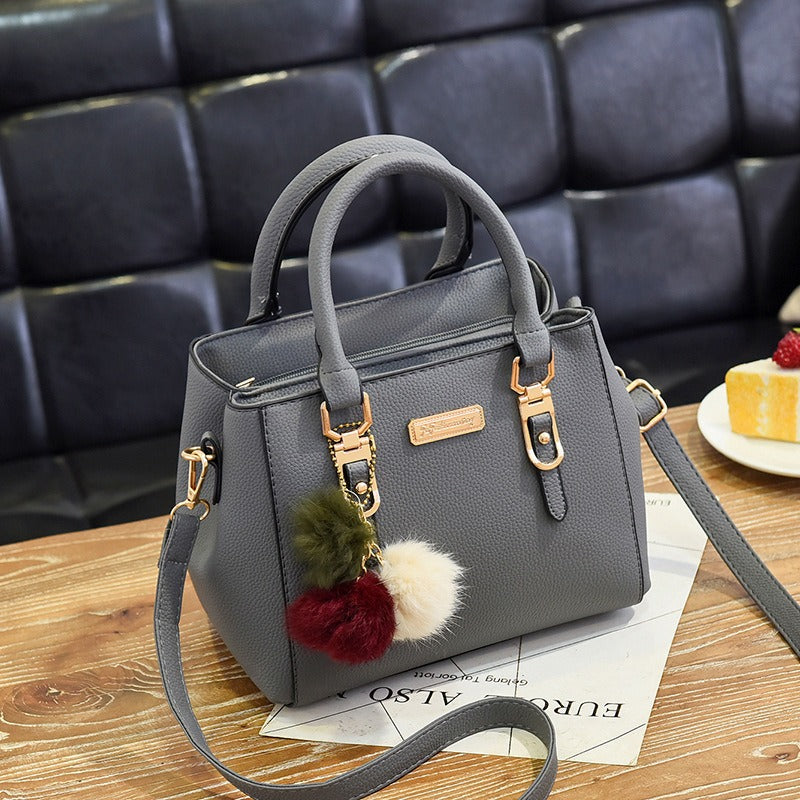 PU Leather Shoulder Handbag