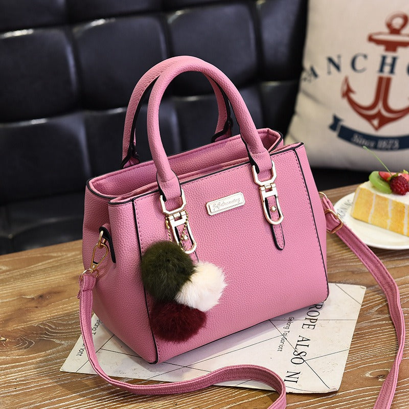 PU Leather Shoulder Handbag