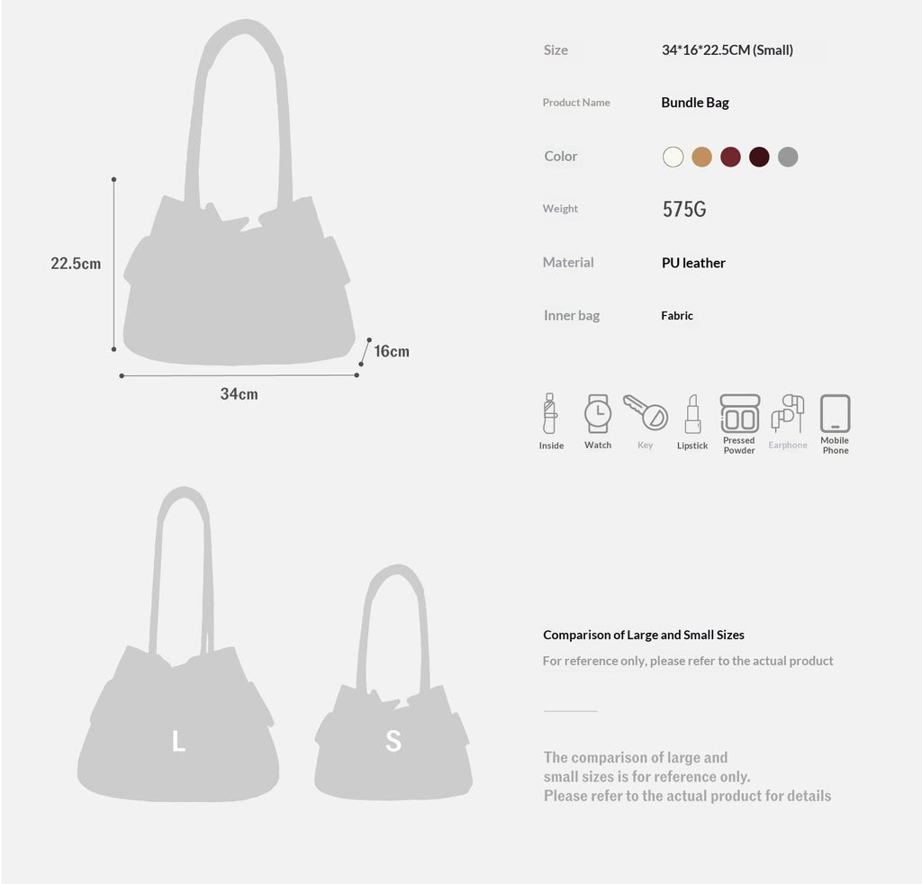 Cloud-Shaped Large Tote Shoulder Bag