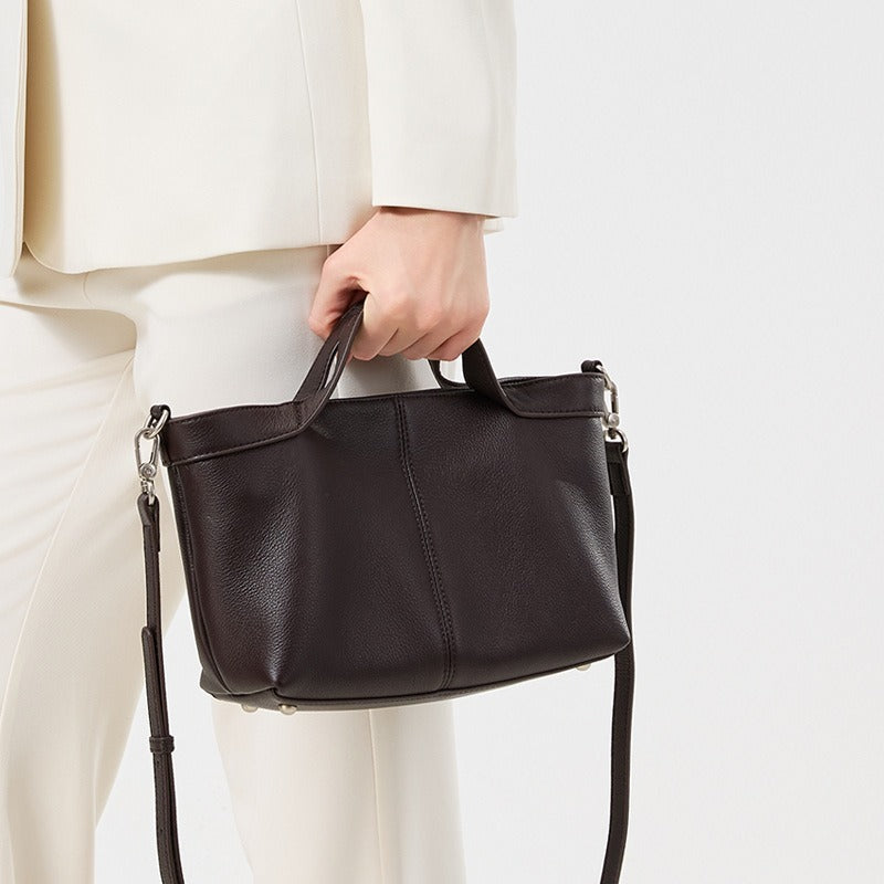 Korean Cowhide Shoulder Handbag