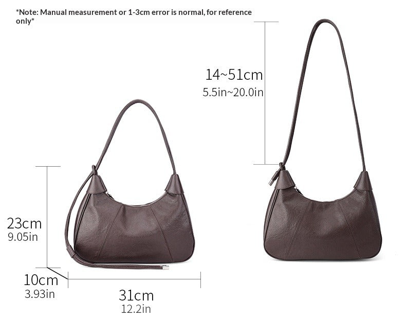Women's Vintage Leather Crossbody Bag
