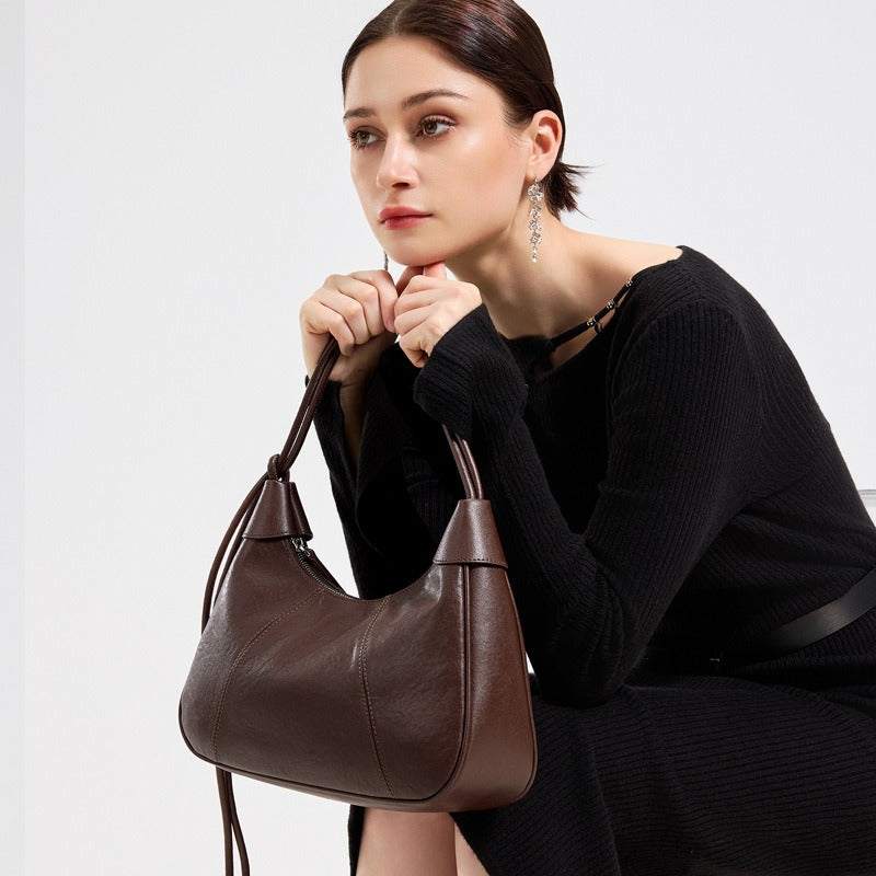 Women's Vintage Leather Crossbody Bag
