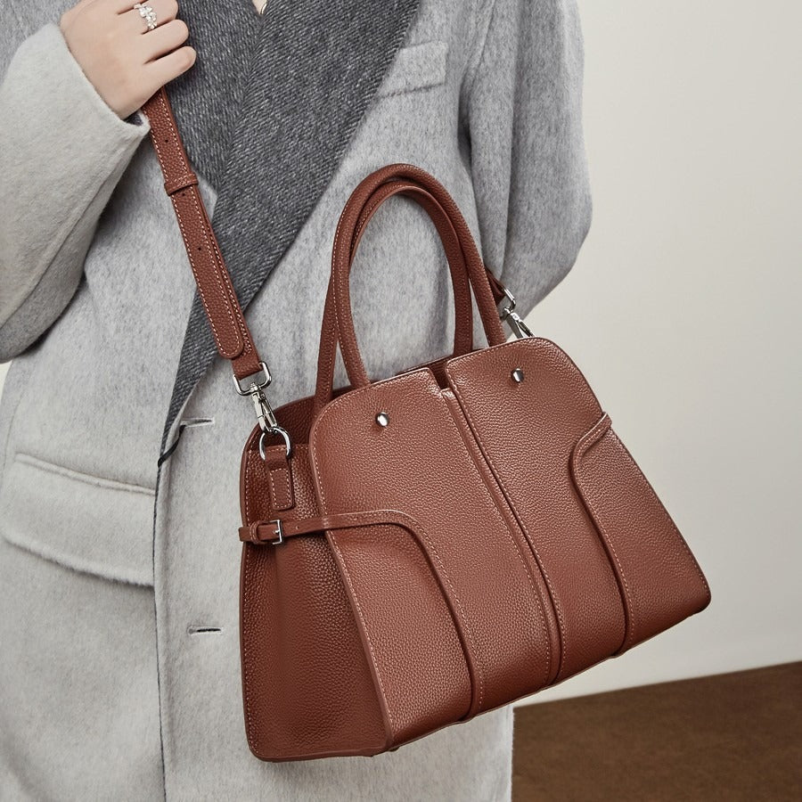 Women's Large Capacity Cowhide Tote Bag