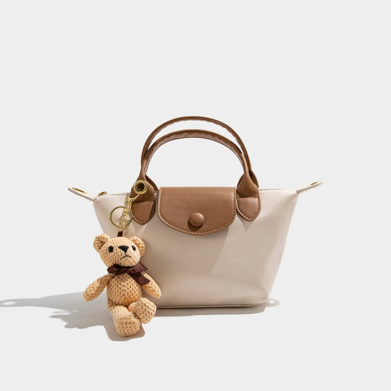 Versatile Textured Shoulder Bag