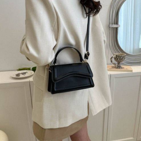 Small Square Women's Solid Color Tote Bag