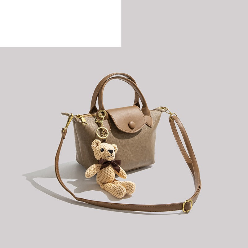 Versatile Textured Shoulder Bag
