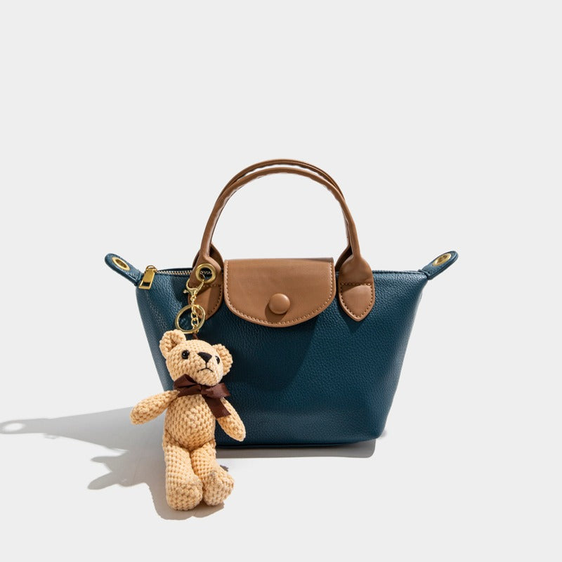 Versatile Textured Shoulder Bag