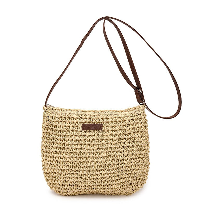 Summer Large-Capacity Handwoven Crossbody Bag