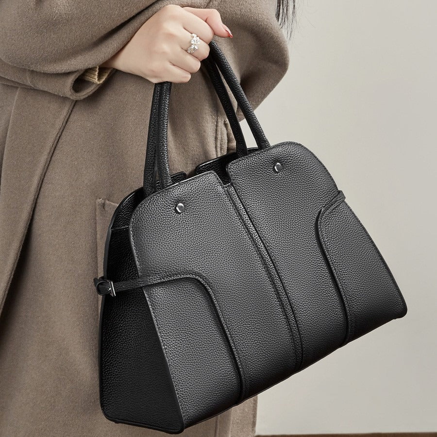 Women's Large Capacity Cowhide Tote Bag