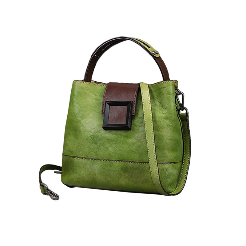 Retro Chinese Style Leather Women's Bag