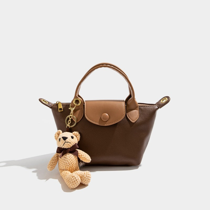 Versatile Textured Shoulder Bag