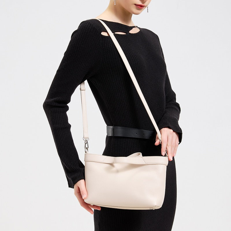 Korean Cowhide Shoulder Handbag